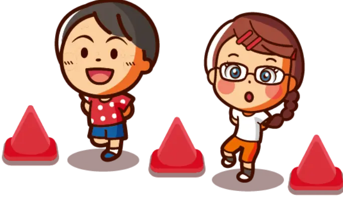 女の子と男の子のイラスト
