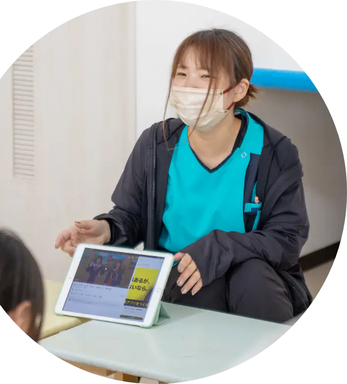仕事の様子